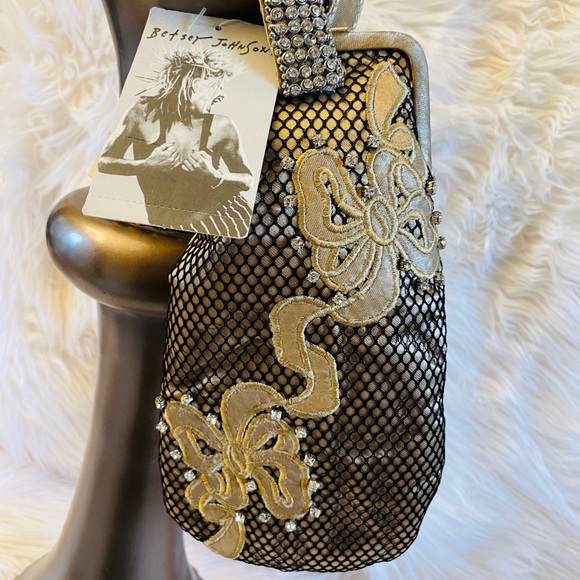 Vintage/Rare Betsey Johnson ribbon & lace purse - Picture 2 of 8